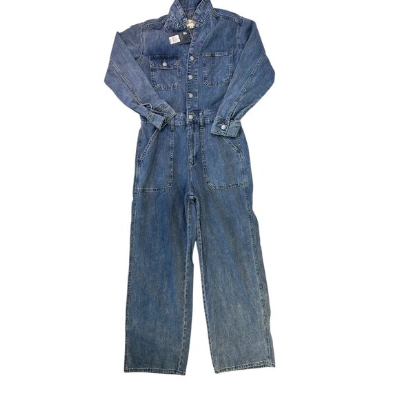NWT Universal Thread Denim Utility Jumpsuit Size 6/R - Picture 2 of 6